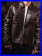 Mens-Alligator-Embossed-genuine-Cowhide-Leather-Brown-shirt-Zipper-Jacket-01-kic