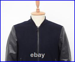 Mens Black Pure Suede Leather Jacket Western Bomber Slim Fit Casual Coat