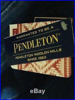 Mens DENIM Pendleton high grade western wear LARGE jacket NEW WITH TAGS