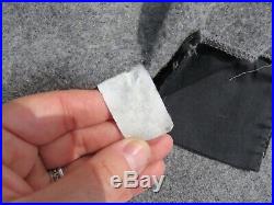 Mens Filson Light Gray 100% Mackinaw Wool Button Western Vest XL $195