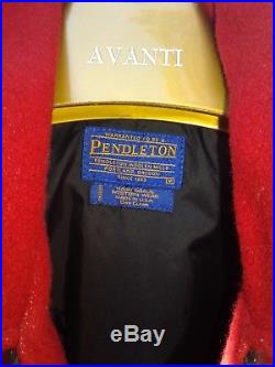 Mens PENDLETON High Grade Western Wear Wool Southwestern Blanket JACKET Coat M