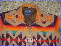 Mens Pendleton High Grade Western Wear Full Zip Jacket Size Large Aztec Indian