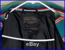 Mens Pendleton High Grade Western Wear Striped Casa Grande Coat Size L Jacket