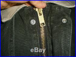 Mens RARE Vintage CARHARTT C70 WESTERN DUSTER Rancher Barn Jacket CAPE COAT Med