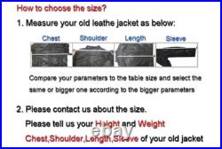 Mens Slim Fit Leather Jacket, Vintage Western Trucker Biker Style Mens Slim Fit Leather Jacket, Vintage Western Trucker Biker Style