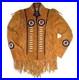 Mens-Suede-Leather-Jacket-Western-Wear-Cowboy-Coat-Fringe-Bead-Bones-Work-01-bc