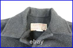 Mens Vintage Filson Garment 100% Wool Jacket Coat 44 Utility Field grey