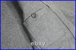 Mens Vintage Filson Garment 100% Wool Jacket Coat 44 Utility Field grey