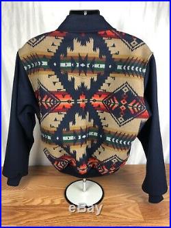 Mens Vintage Pendleton Southwestern Aztec Wool Western Jacket USA Medium