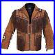 Mens-Western-Wear-Suede-Leather-Jacket-Coat-Beads-Fringes-Indian-traditional-01-bn