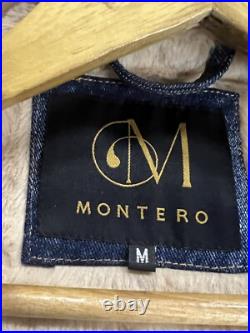 Montero Western? Denim Faux Fur Lined Jacket? Acid Washed? Brand Ne? W WithTags Montero Western? Denim Faux Fur Lined Jacket? Acid Washed? Brand Ne? W WithTags