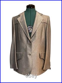Ms Prestrige West Blazer Jacket Equestrian Horse Riding Top Western S/M NEW VTG