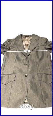 Ms Prestrige West Blazer Jacket Equestrian Horse Riding Top Western S/M NEW VTG