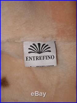 Nwot Ashwood Italy Lightweight Fur Shearling Ladies Western Coat Size M To L