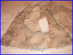 Nwot Ashwood Italy Lightweight Fur Shearling Ladies Western Coat Size M To L