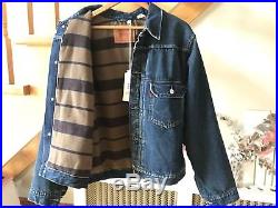 NWT LVC Levi's Vintage Clothing Western Frontier 1936 Type I Lined Jacket Sz40 M