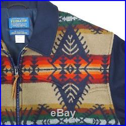 NWT Men's Pendleton Jacket Size Large L Wool Southwest Western Thinsulate Zip Up