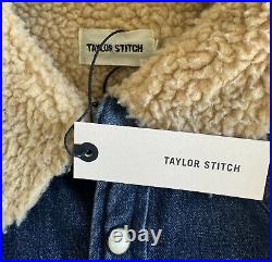 NWT Taylor Stitch The Western Shirt Jacket in Indigo, XL-44, MSRP $198