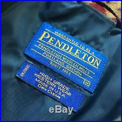 NWT Vintage Pendleton Deadstock Western Wear Wool Blanket Jacket Size Medium