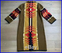 Native Jackets Santa Fe Native Wool Blanket Coat Tribal Navajo Aztec Pendleton