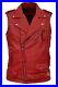 New-100-Real-Vest-Coat-Jacket-Lambskin-Men-Leather-Red-Waistcoat-Button-Western-01-kkn