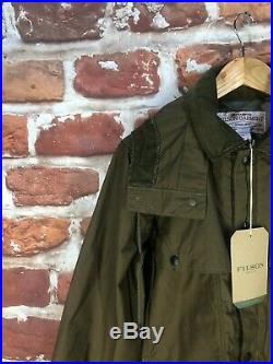 New $400 Filson XS 34 Dry Tin Cruiser Work Country Western Hooded Bomber Jacket