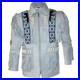 New-Men-s-American-Western-Handmade-White-Suede-Leather-Jacket-Fringes-Beads-525-01-sx