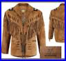 New-Mens-Cowboy-Native-American-Western-Buckskin-Leather-Jacket-Coat-WS042-01-htbd