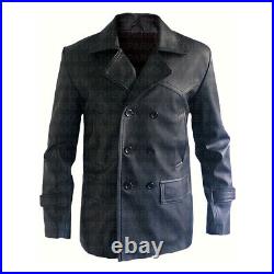 Ninth Doctor Who Christopher 9th Doctor Casual Wear Blazer Leather Jacket Coat