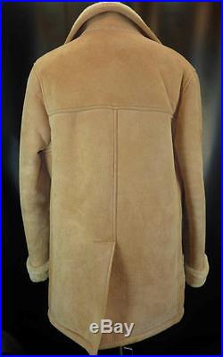 Nordstrom SHEARLING Sheepskin Fur Lined Western Jacket Coat 42 M L