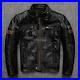 Occidental-Style-Stand-Collar-Mens-Real-Leather-Jacket-Motorcycle-Short-Coat-Zip-01-jr