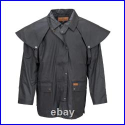 Outback Trading Company Unisex Bush Ranger Black Jacket 5008-BLK