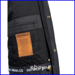 Outback Trading Company Unisex Bush Ranger Black Jacket 5008-BLK