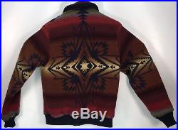 PENDELTON Western Navajo Aztec Blanket Zipper Coat Womens XL Jacket Bold Colors