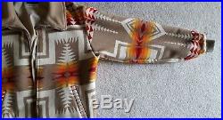 PENDLETON Beaver State High Grade Western Style Wool Blanket Jacket L Aztec Vtg