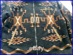 Pendleton High Grade Western Wear Means Indian Blanket Coat Size XL Made In USA