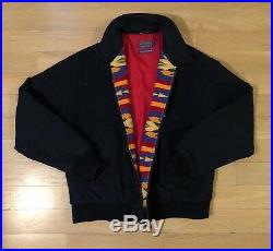 PENDLETON HIGH GRADE Western WEAR WOOL Blanket JACKET Coat NAVAJO Indian Large