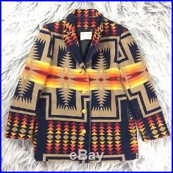PENDLETON High Grade Western Wear Wool Native American Jacket Blazer Coat Medium