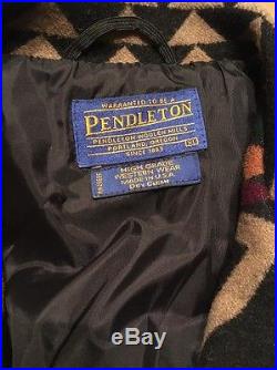 PENDLETON Indian Blanket JACKET COAT HIGH GRADE WESTERN WEAR Size XL