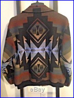 PENDLETON Large MEN'S High Grade WESTERN Aztec SOUTHWEST Indian Blanket JACKET L
