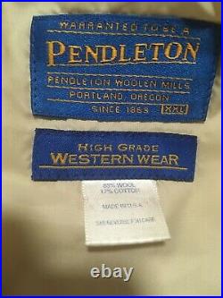 PENDLETON Native American Chief Joseph High Grade Western Wear Jacket Coat (XXL)