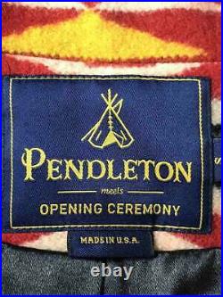 PENDLETON OPENING CEREMONY Coat Jacket Blanket Coat Aztec Southwestern Country