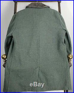 PENDLETON USA Size Medium Mens Virgin Wool Faux Fur Lined Parka Long Coat Jacket