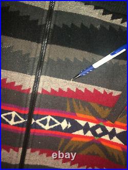 PENDLETON Vtg High Grade Western Wear native American aztec Jacket coat blanket