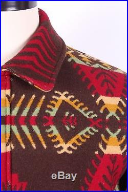 Pendleton Wool Western Navajo Blanket Coat Jacket USA Mens Medium