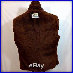 PIONEER WEAR Vtg 70s WESTERN Heavy Suede Leather JACKET Coat Mens 44L 44 Long