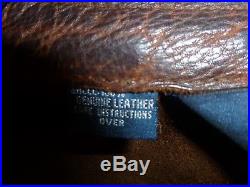 POLO RALPH LAUREN vintage western style leather jacket, slim fit, size Medium