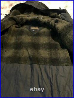 Pendleton BROTHERS CANVAS HOODED BLACK Coat Jacket (Ret $195) MENS Size XL RARE
