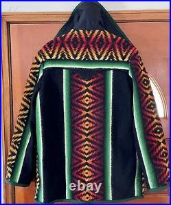 Pendleton Beaver State Western Wear Aztec Wool Blanket Coat Jacket Mens L