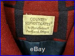 Pendleton Country Sophisticates Western Wear Mens Jacket Aztec Indian Medium